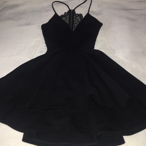 AKIRA Dresses & Skirts - Akira layer black party dress size small